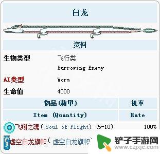 泰拉瑞亚白龙多高 泰拉瑞亚虚空白龙怎么召唤