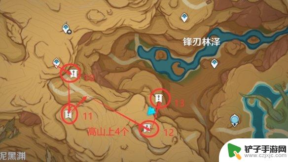 原神光凌 原神净光翎3.6版位置分布