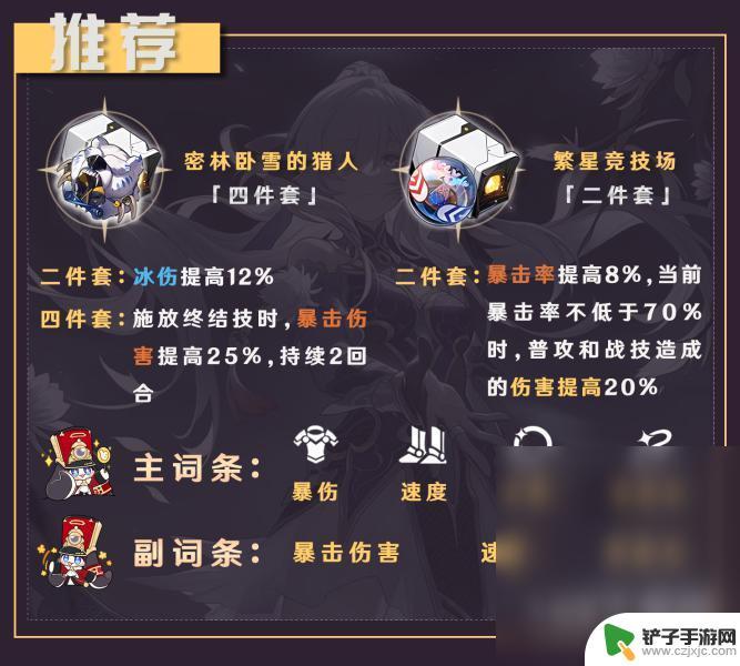 镜流遗器暴击还是暴伤 崩坏星穹铁道镜流遗器攻略