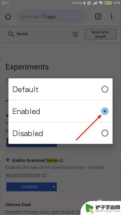 打开手机的首页 安卓版谷歌浏览器如何更改首页设置