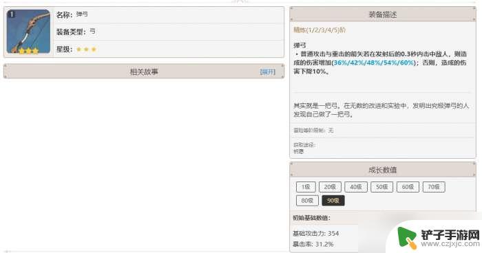 原神弹弓怎么锻造的 原神弹弓90级属性和强化效果详解
