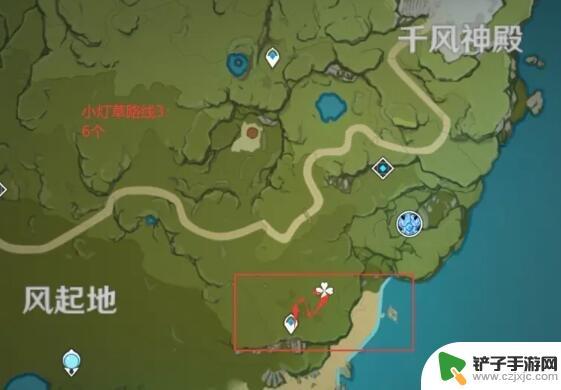 原神草灯 《原神》小灯草采集路线