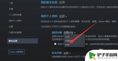 steam玩游戏如何不让好友看见 Steam怎样让好友无法发现你在玩游戏