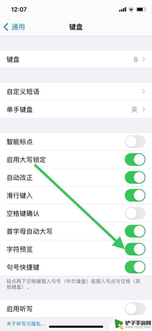 怎么关闭苹果手机字符 如何关闭iOS键盘字符预览