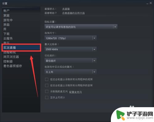 怎么限制别人看自己的steam Steam如何设置不允许他人观看游戏