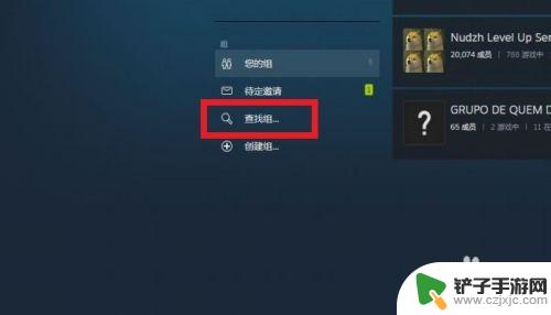 steam组查询 如何在STEAM中查找并加入组