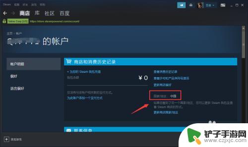 怎么查看steam所在地 steam账户怎么查看国家信息