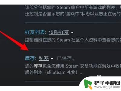 steam库存共享怎么关闭 怎样在steam上取消库存的私密状态