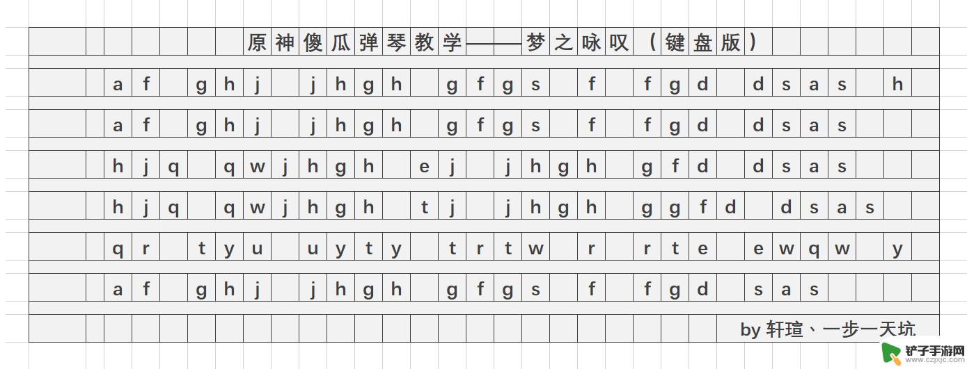 原神开头音乐谱手机 原神登录界面bgm琴谱钢琴版