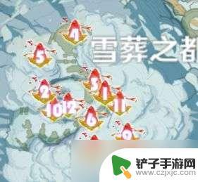 原神寒天之钉哪些地方有绯红玉髓 原神绯红玉髓位置图解