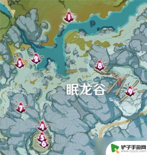 原神寒天之钉哪些地方有绯红玉髓 原神绯红玉髓位置图解