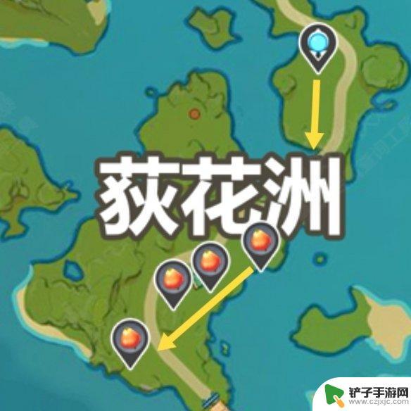 原神树果 日落果采集路线分享原神