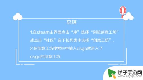 csgo怎么访问steam创意工坊 CSGO创意工坊使用指南