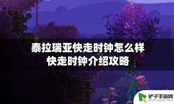 泰拉瑞亚钟有什么用 泰拉瑞亚快走时钟功能介绍