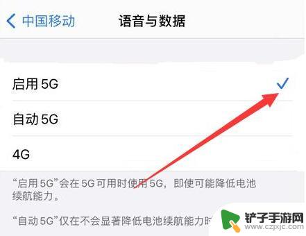 手机设置4g5g怎么设置 如何将iPhone手机从4G网络设置为5G网络