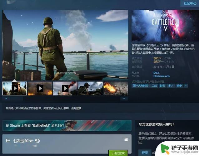 steam上战地5叫什么 战地五steam版叫什么