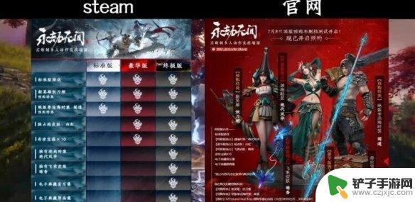 网易永劫无间和steam永劫无间 网易《永劫无间》和steam版区别