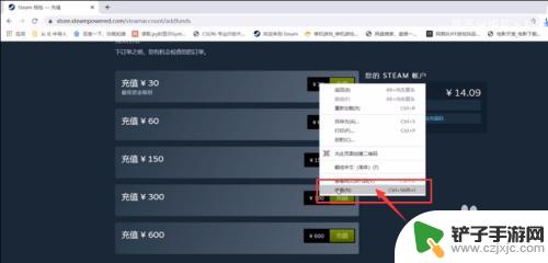 steam如何冲20快 steam钱包充值任意金额教程