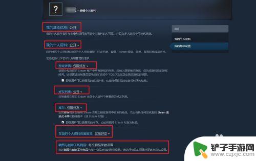 steam交易隐私设置 如何设置Steam好友隐私