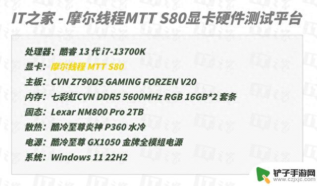 摩尔线程 MTT S80 显卡二测：发售一年玩上 3A，价格引发“瞳孔地震”