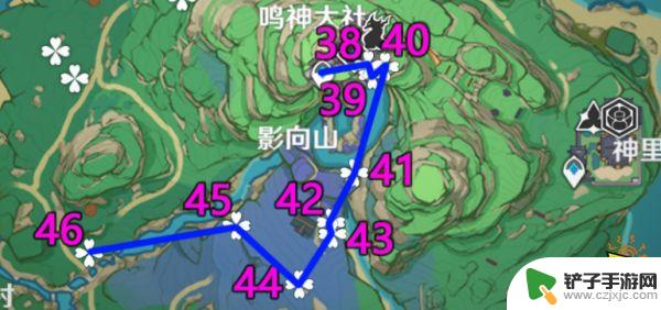 原神绣球樱花哪里多 原神绯樱绣球收集路线图