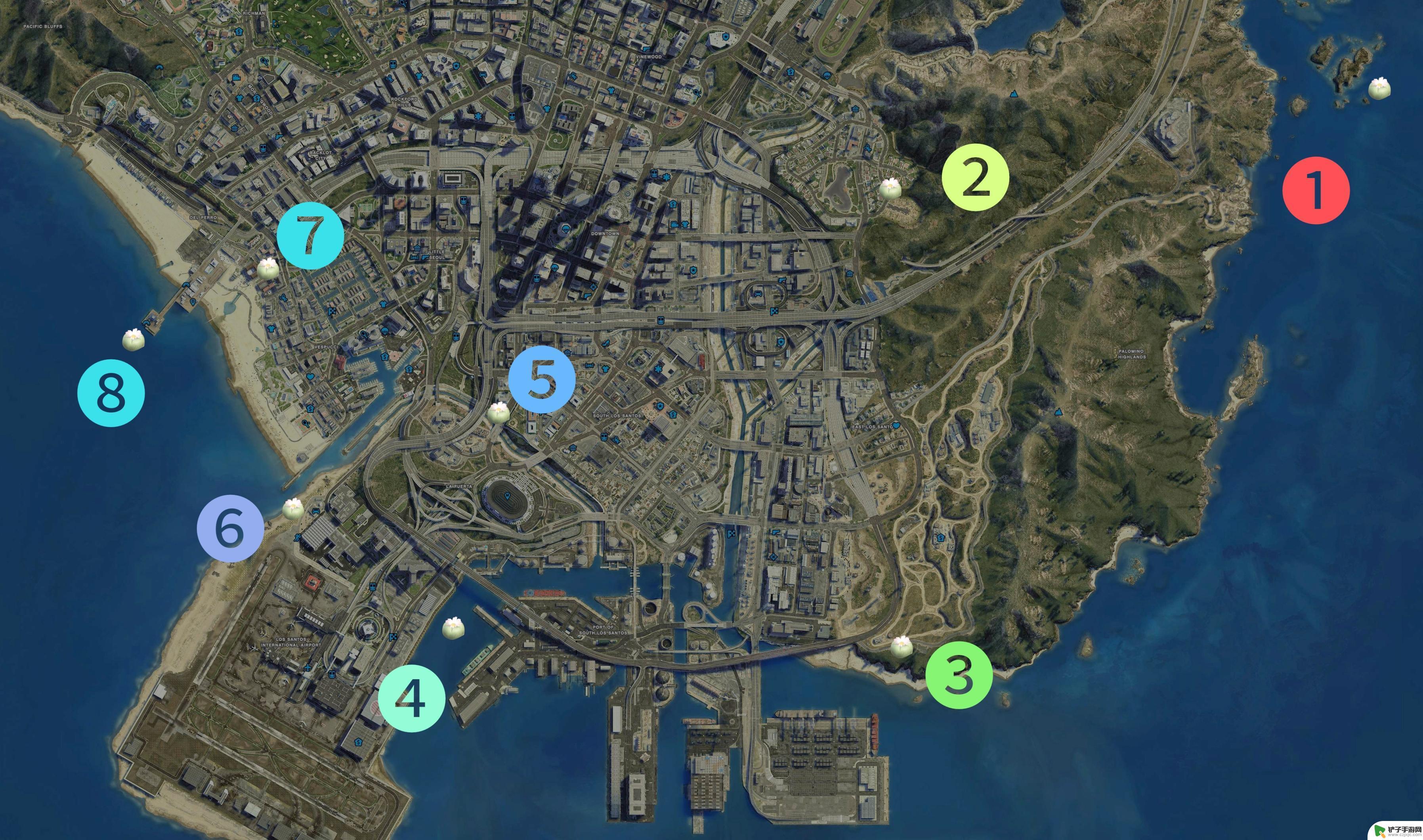 gta5迷幻仙人掌分布图线下 GTA5迷幻仙人掌位置详细说明