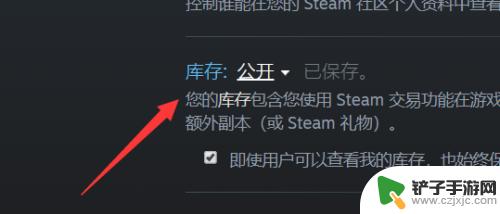 怎么设置steam库存通知 Steam库存公开设置方法