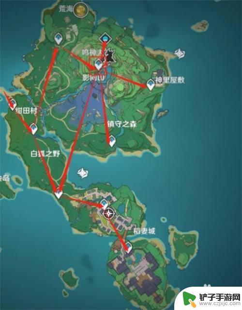 原神如何开启全部地图 原神稻妻地图开启方法